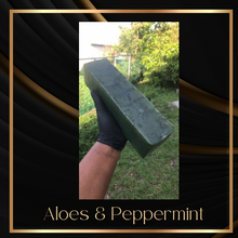 Load image into Gallery viewer, Aloe &amp; Peppermint Face &amp;Body bar
