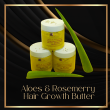 Load image into Gallery viewer, Aloe &amp; Rosemary Moisturizing Hair growth butter
